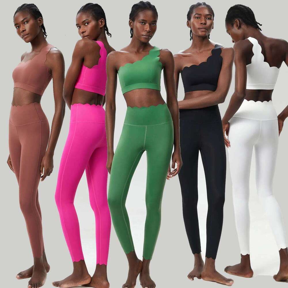 Women Two Pieces Fitness Yoga Set Buttery Soft Running Gym Suit Breathable Quick Dry Sportswear Female Strwetchy Workout Clothes 26H0311
