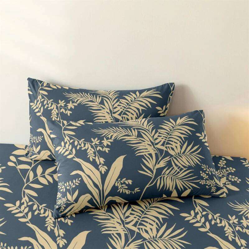 The New Three-piece Fitted Skin-friendly Cotton Printed Bed Mattress Cover with Pillowcase Double Use Bedding 200x220 H260311