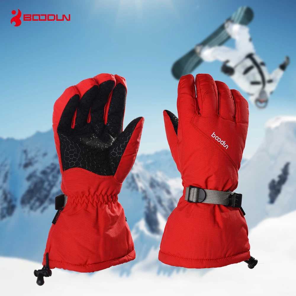 Winter skiing gloves made of silicone non slip thickened warm touch screen outdoor sports gloves 6271068 M260311