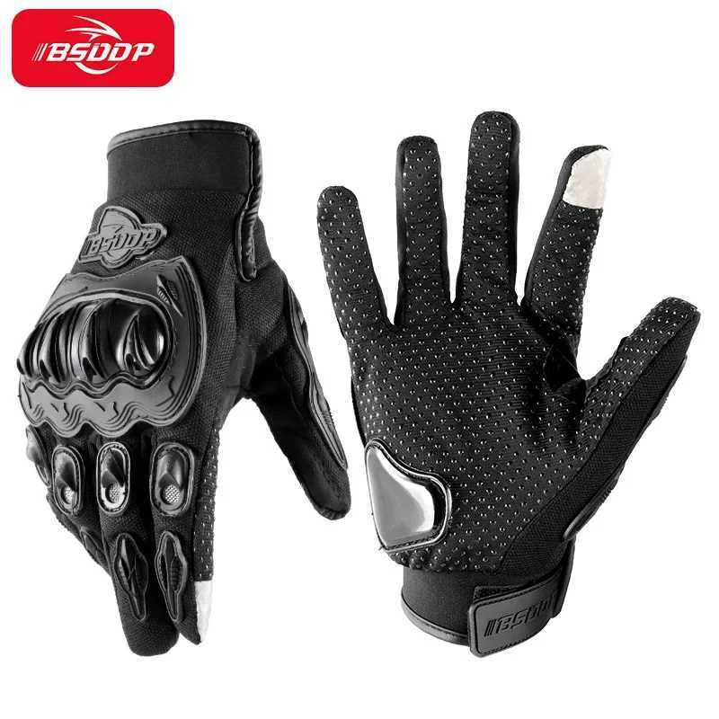 Moto Motorcycle Protect Racing Glove Cycling Riding Men Anti-drop Four-season Breathable Full Finger Knight Touch Screen Gloves M260311