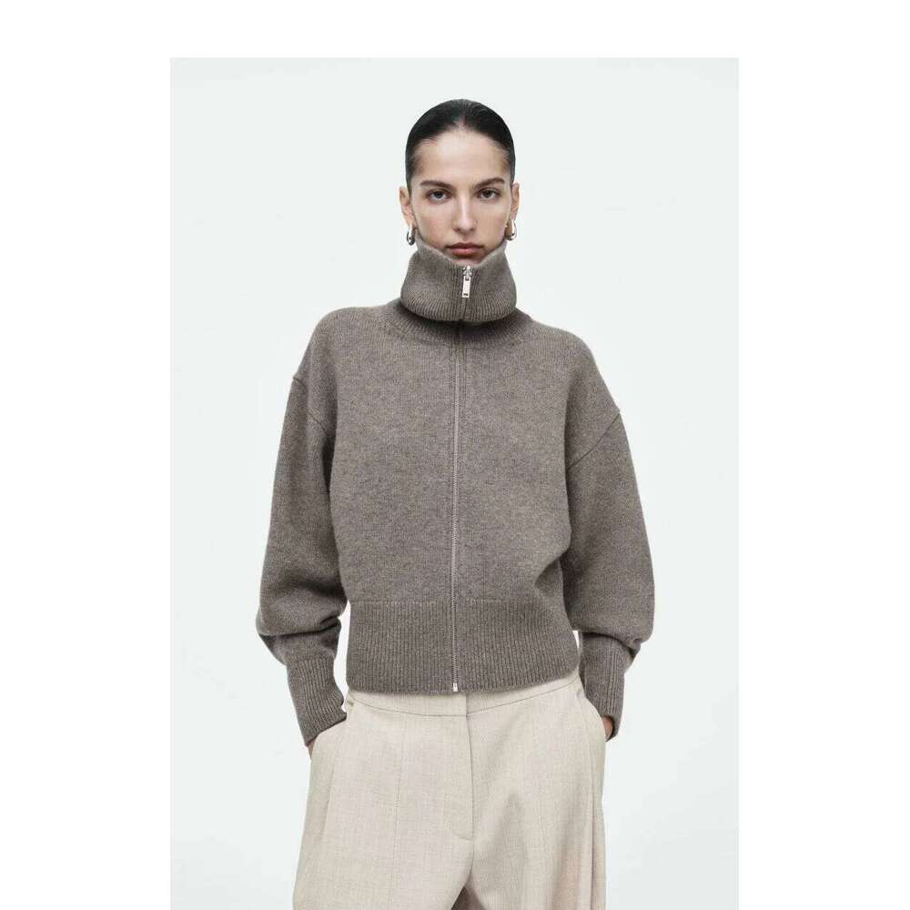 Ethereal MD 2026 YAZHIMEI cos mod spring new style of Ladies' casual standard fit waist-cinching knitted pilot jacket