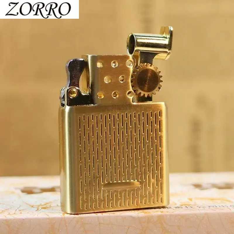 Oil Lighter Inner Insert Parts Gas/Oil Flint Grinding Wheel Brass White Steel Cigarettes Lighters Repalce 912 915 902 N260311