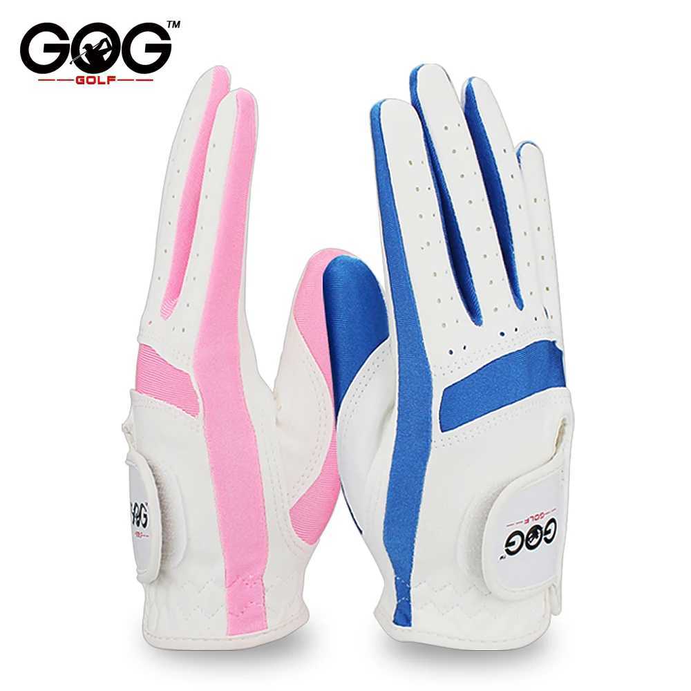 1pair LEft and right hand Gloves children Boys grils fabric 2 colors white blue soft and breathabLE sports glove new M260311