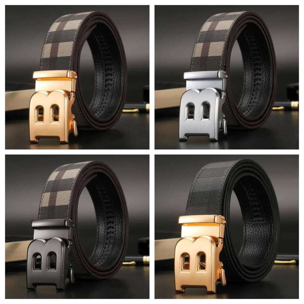 High Quality Men S Designer Genuine Leather Belts Male Metal Automatic Buckle Casual Fashionable Belt For Men Jeans