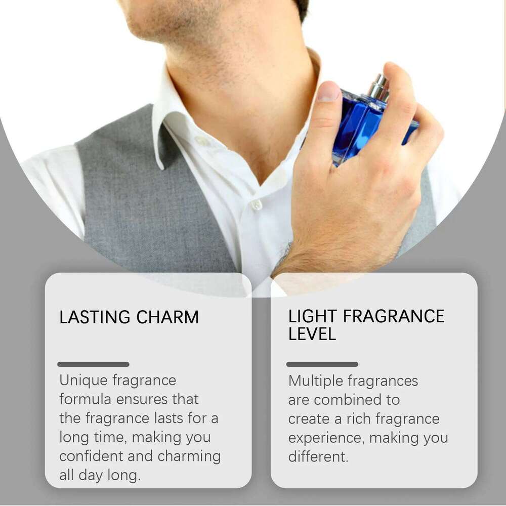 Roxelis Men's Cologne Whisky Fragrance Elegant Long Lasting Fresh Scent Mild Non Irritating Perfume for Men Grooming Essential Z260311