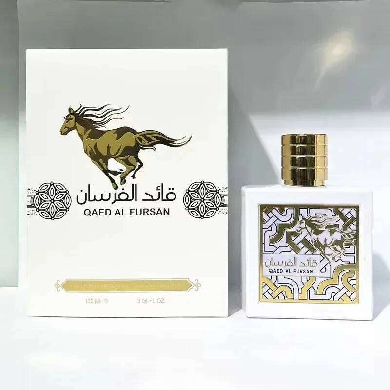 100ml Perfumes Qaed Al Fursan White Horse Eau De Parfum Long-Lasting Arab Fragrance Natural Flower & Fruit Scent Z260311