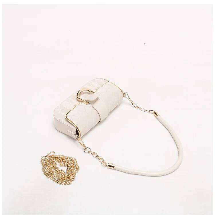 Sweet Pu Leather Women's Shoulder Fashion Design Chain Ladies Underarm Bags Simple Square Female Handbags Crossbody Bag XJ260311