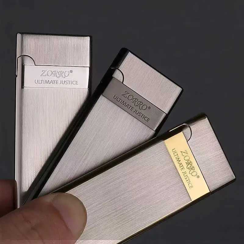 official genuine slim kerosene lighter mini creative ultra-thin ultra narrow grinding wheel N260311