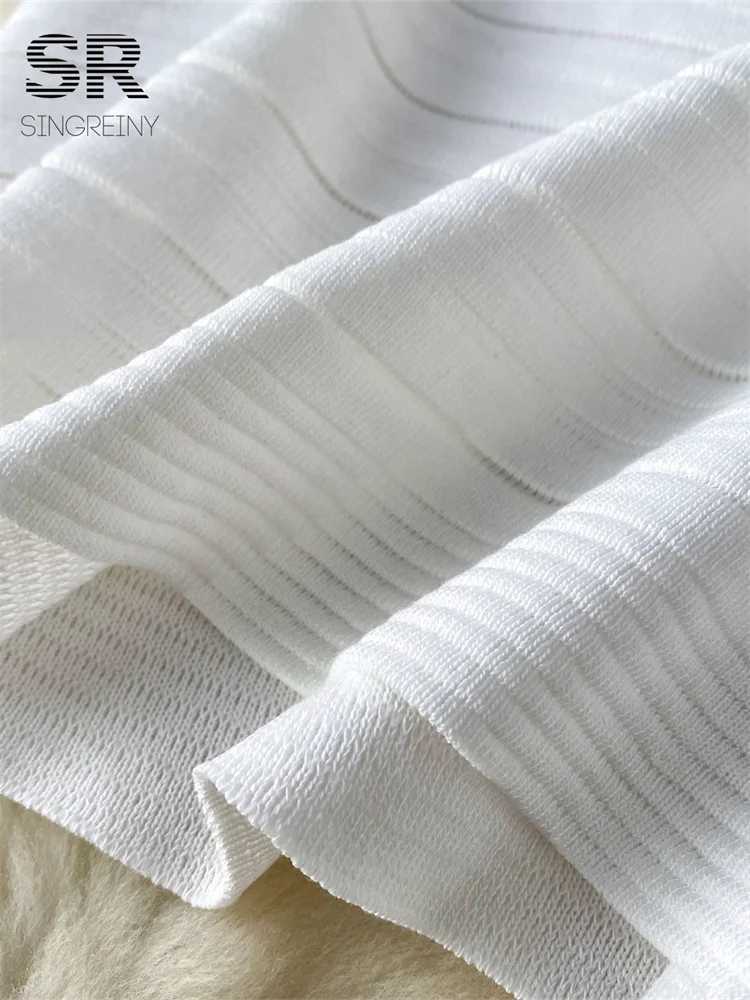 SINGREINY Bodycon Basic Knitting Dress Women Sleeveless V Neck Tank Ladies Elastic Waist Temperament Solid Streetwear Dress M260311