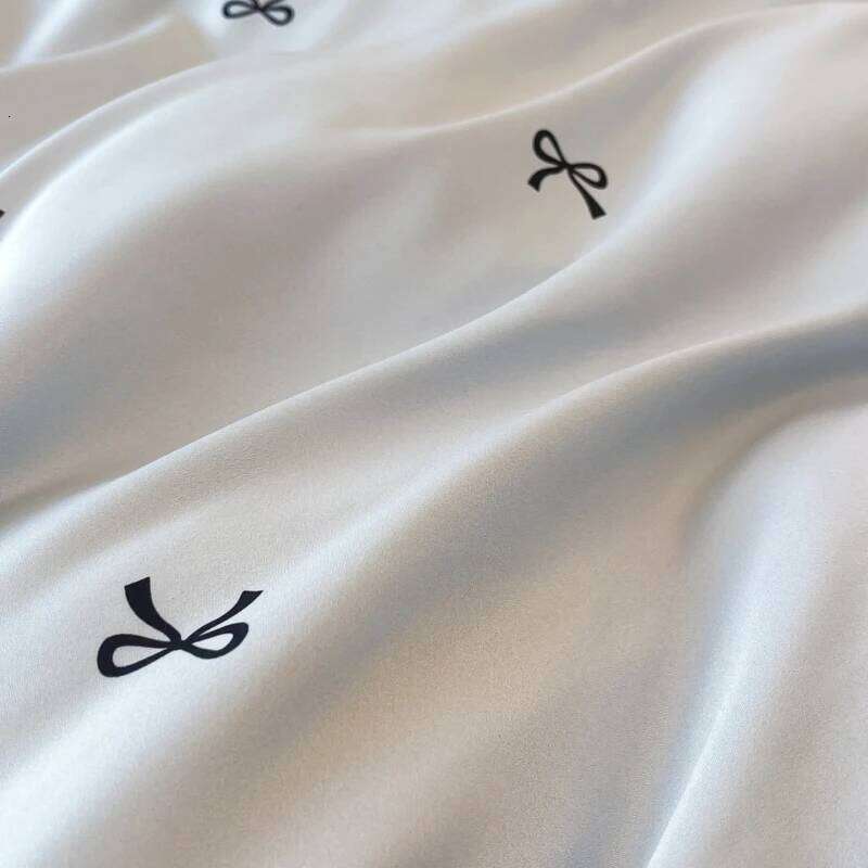 3pcs Blue Duvet cover set 1*Duvet Cover + 2*Pillowcase, Without Core, ow print Bedding Set, Soft Comfortable H260311