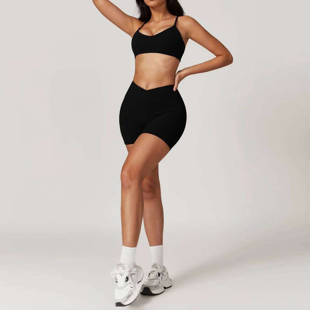 Women Sportswear Yoga Set 2PCS Sport Suit Workout Clothes Short Sleeve Gym Crop Top High Waist Leggings Fitness Sports Wear 26H0311