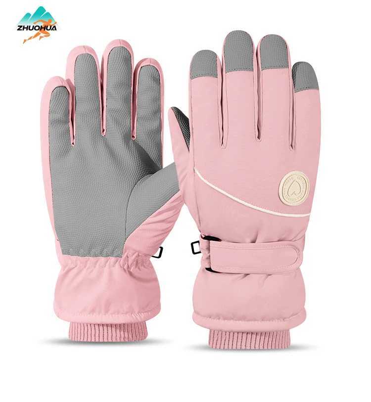 ZHUOHUA Women Ski GlovesWindproof Thermal Touchscreen Gloves Waterproof Winter Warm Snow Glove for Skiing Cycling Outdoor Sport M260311