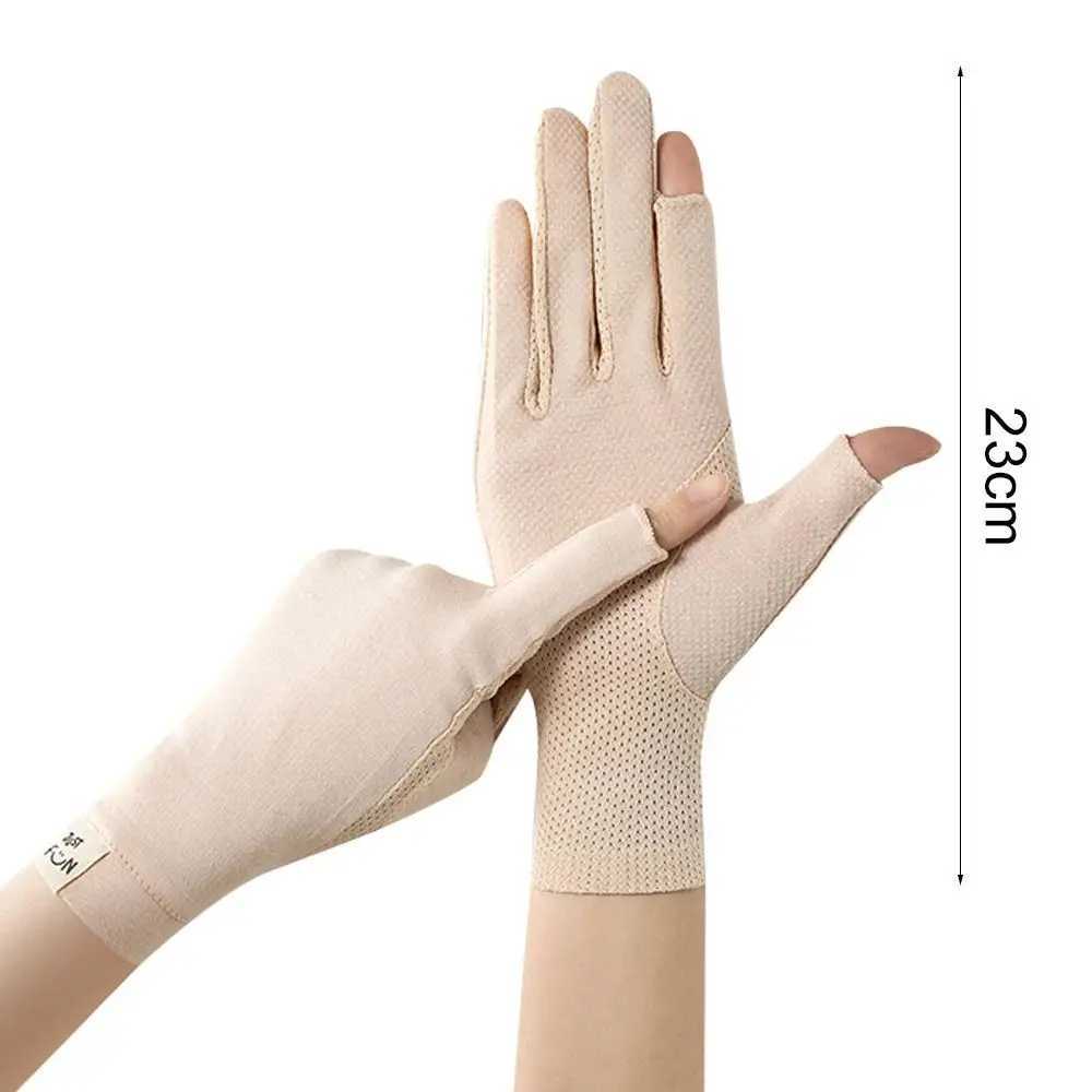 Women Touch Screen Gloves Spring Summer Thin Gloves Anti-UV Non Slip Riding Driving Gloves Breathable Gloves M260311