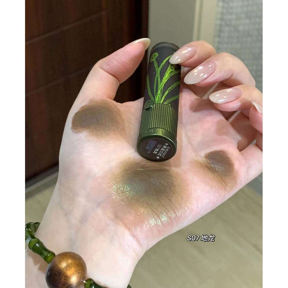 Girlcult Herbal Compendium Glitter Lipstick Green Shimmer Lipgloss Matte Velvet Lip Clay Moisturizing Longlasting Nostickup W260311
