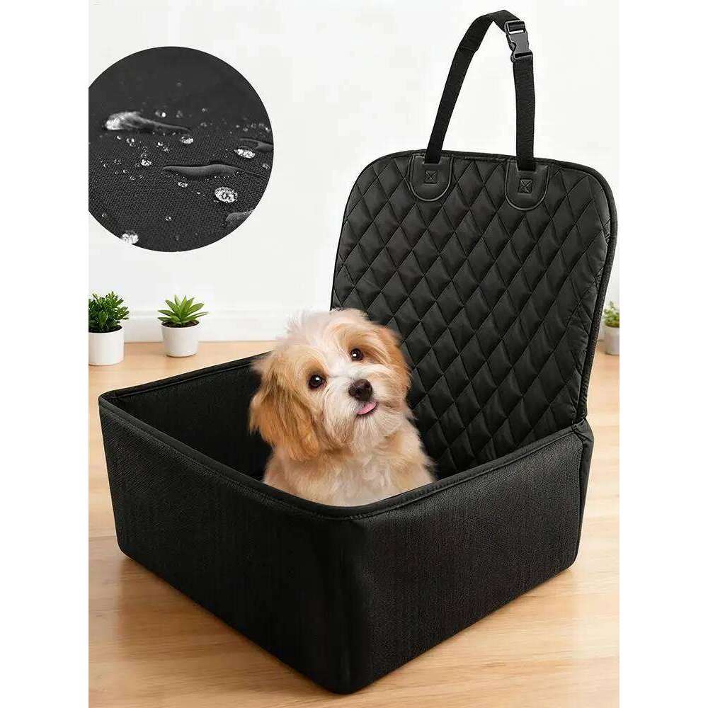 Oxford Cloth Front Passenger Car Cat Dog Seat Stain-Resistant And Washable Pet Mat 26Y0310