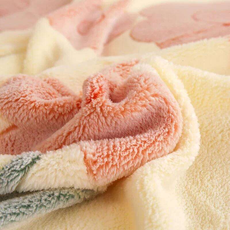 Thick Fleece Warm Flannel Coral Winter Duvet Cover Sided Velvet Bedding Set Single Double Queen King Size Quilt cover H260311 - view 7