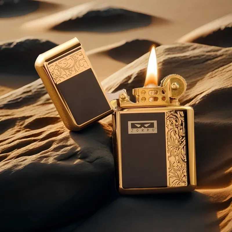 Upgrades The Third Generation Cotton Oil Lighter Resin Process Sealed Movement Brass High-end Personalized Gift N260311