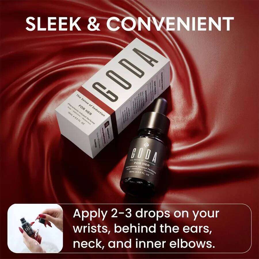 GODA Her Pheromone Perfume For Women Long-Lasting with Jasmine and Rose 15ml Z260311