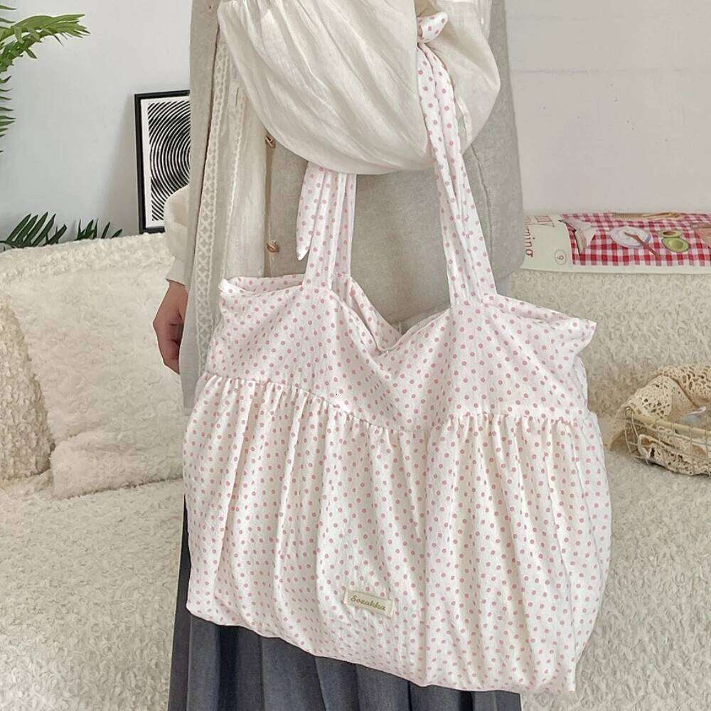 SOZAKKA Lazy Rabbit Large Capaci Tote Belted Canvas Shoulder Casual Sle Underarm Bag Spring Summer New Model Handbag XJ260311