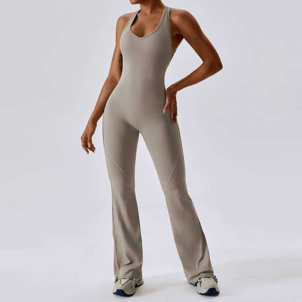 Training Yoga Suit Sportswear Gym Set Women 1 Pcs Sports Jumpsuit Fitness Rompers Stretch Female Push Up Workout Bodysuits 26H0311