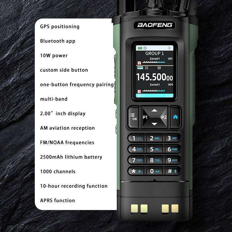 New BAOFENG DM32 Walkie Talkie DMR GPS 10W Programming Multi Band Wireless Copy Frequency Type-C DM-32UV Ham 2 Way Ra 26Y0311