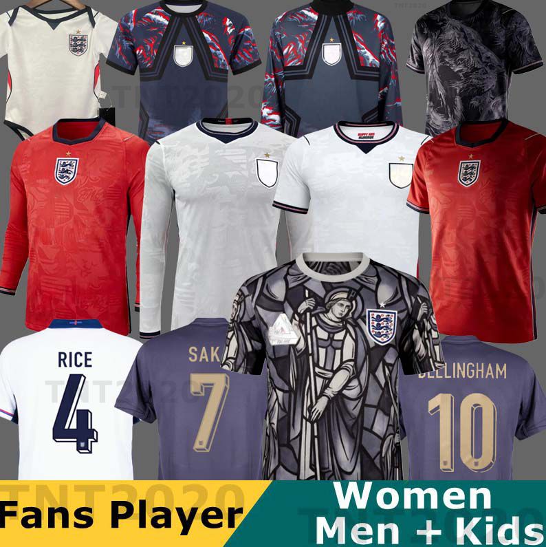 3XL 4XL TOP 2026 England Football Shirt 25 26 27 EZE BELLINGHAM STONES Football kits Soccer Jersey RASHFORD KANE SAKA RICE FODEN National Team Kid Women Men Kids Kit