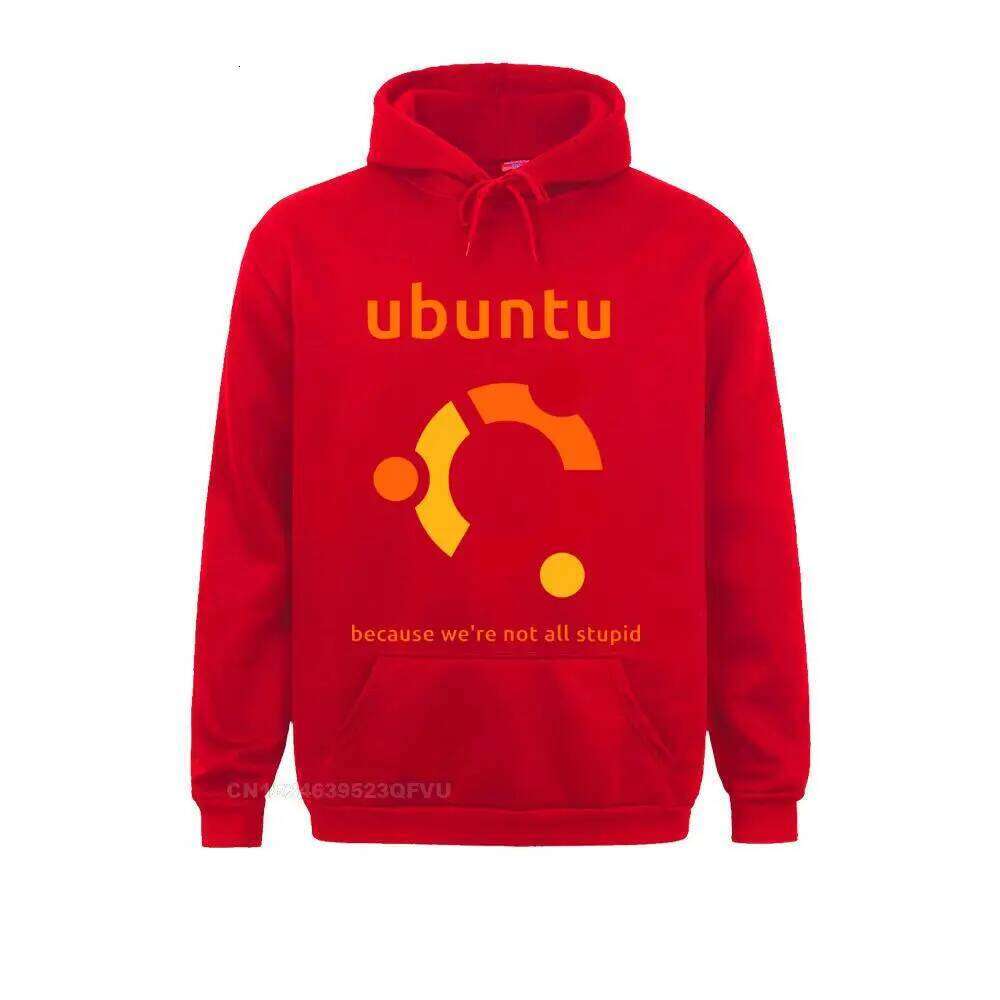 Men's Hoodie Ubuntu Linux Satire Geek Humor Novelty Cotton Sweater Crewneck Clothes Adult Oversized C260311
