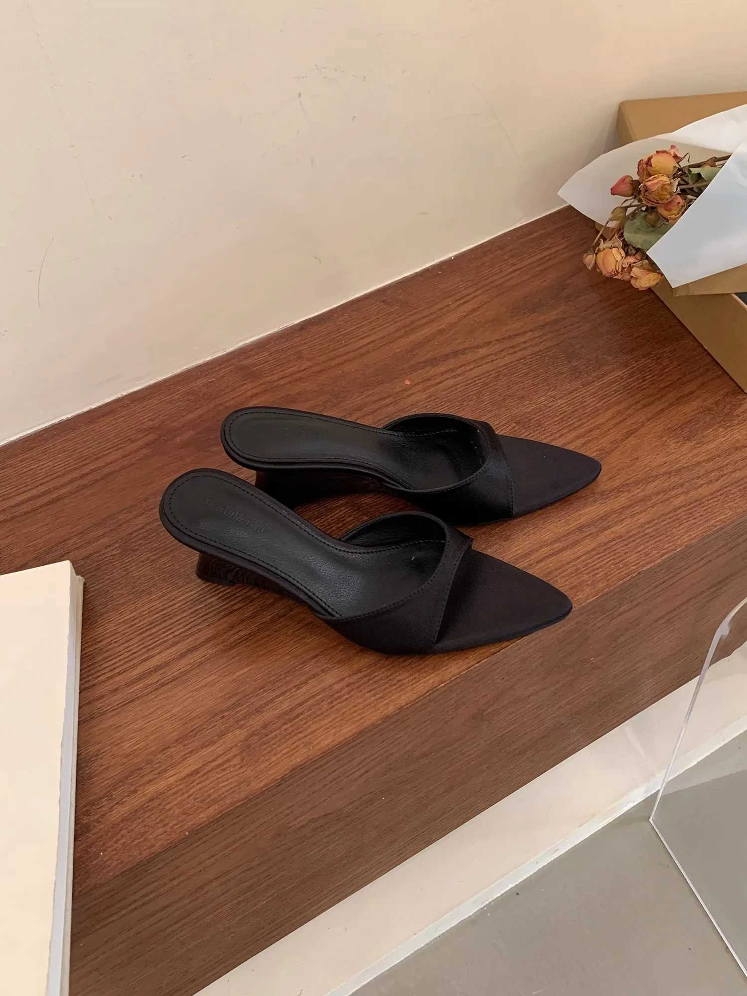 New Summer Fashion Wedges Heel Flip Flop Outdoor Clip Toe Women Gladiator Ladies Casual Dress Street Style Slides K260311