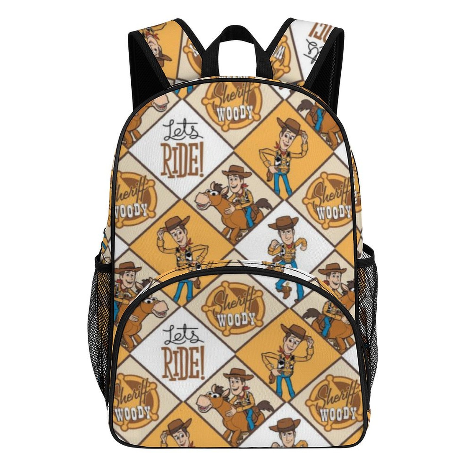 Woody Large Capacity Backpack Disney Cartoon Toy Story Schoolbag Man Woman Teen Boy Girl Fashion Bags Design Your Photo Logo Party Holiday Custom Gift