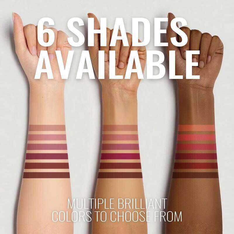 Dark Liquid Dye Liner Pen Waterproof Matte Velvet Lipstick Sexy Red Brown Tint Shape Correction Lip Makeup Women W260311