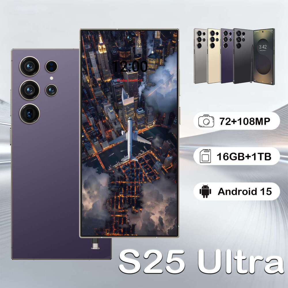 Famous brand cross-border hot selling S25 Ultra Android phone 6.9-inch large screen smartphone source factory CKS