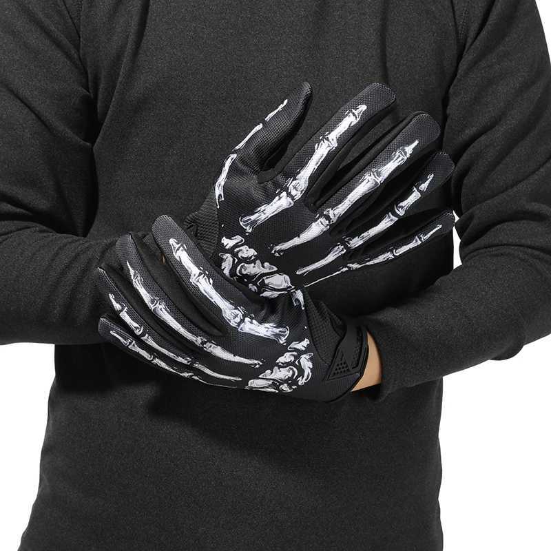 Winter fLEece-lined waterPROof skull New 2-color Claw Riding Outdoor Sports Personalized Touchscreen Gloves M260311