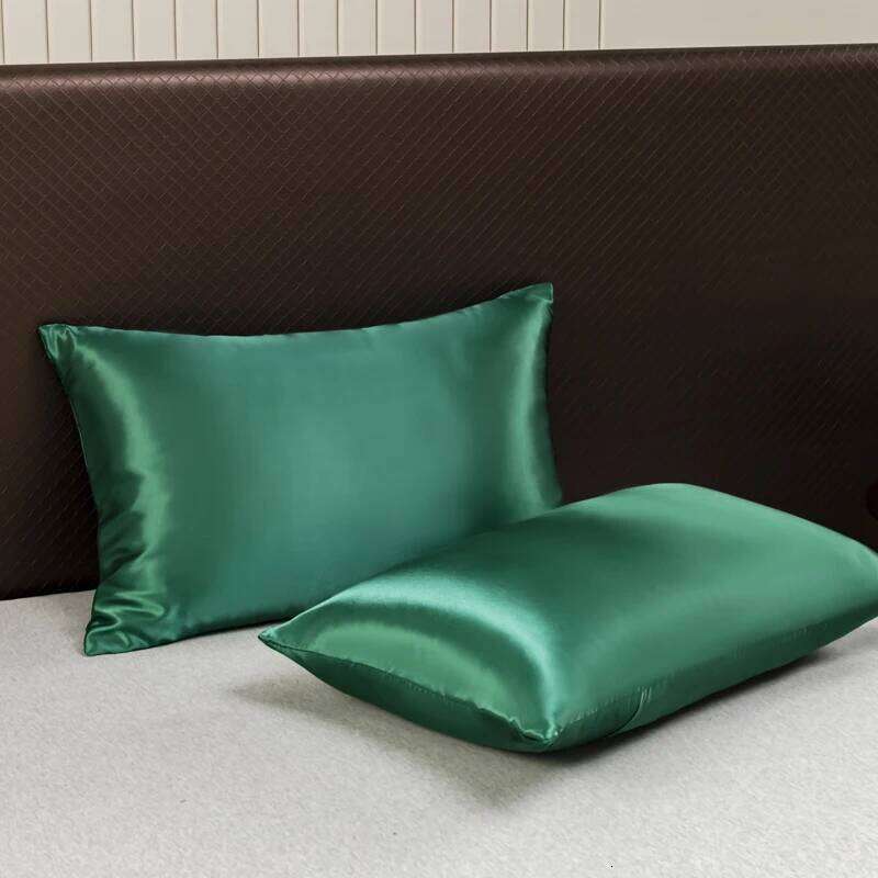 Solid Color Satin Duvet Set,Quilt Cover and Pillowcases,Luxurious Bedding Ensemble with Rich Sheen,Easy Care,Wrinkle-Free H260311 - view 7