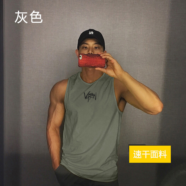 Quick Dry Bodybuilding Tank Top Men Gym Fitness Sleeveless Shirt Anime ZT Casual Stringer Singlet Vest Summer Training Clothing 250224
