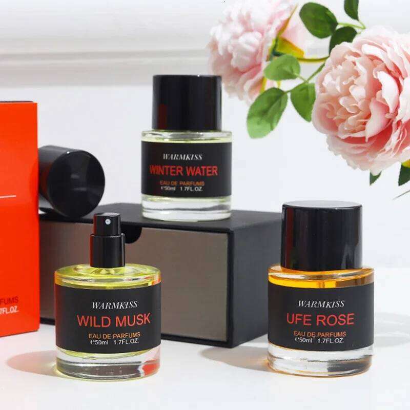 Rose Women's Fresh Musk Floral Long-last Eau De Toilette Charming Pheromone Men's Fragrance 50ml Unisex Dating Perfume Z260311