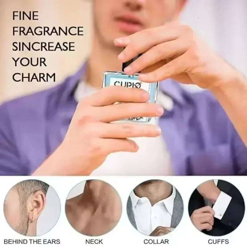 50ML Original Cupid Men's Pheromone Cologne Lasting Mature Hypnotic Rich Fragrance High Quality Hombre Perfume Body Spray Z260311