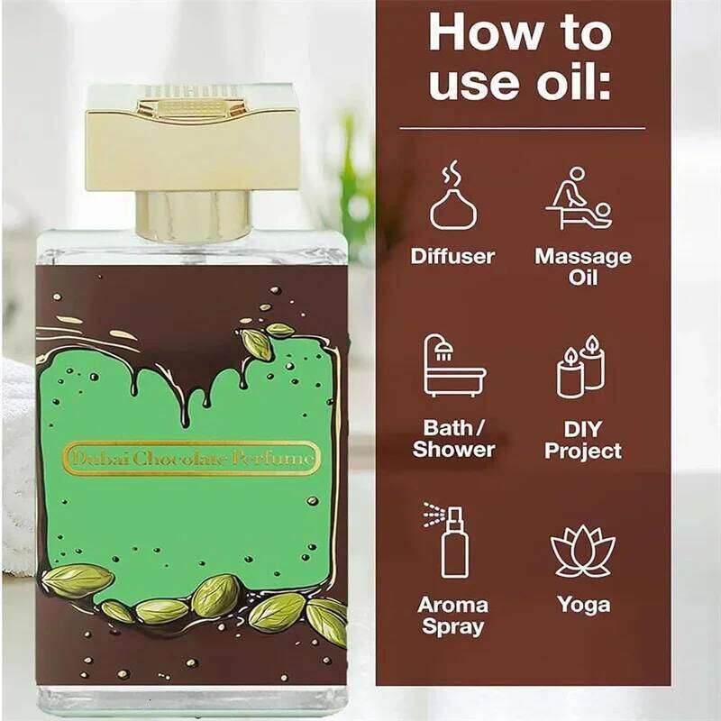 Arab Dubai Chocolate Pistachio Eau De Parfum Nuts Caramel Amber Fragrance Vanilla Long Lasting Fresh Charm Scent Perfume Z260311