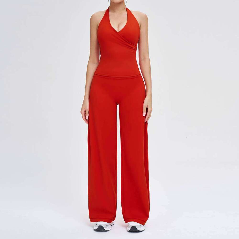 2PCS Yoga Women Tracksuit Athletic Wear Gym Clothing Fitness Outfits Workout Set Sportswear High Waist Leggings Sports Suits 26H0311