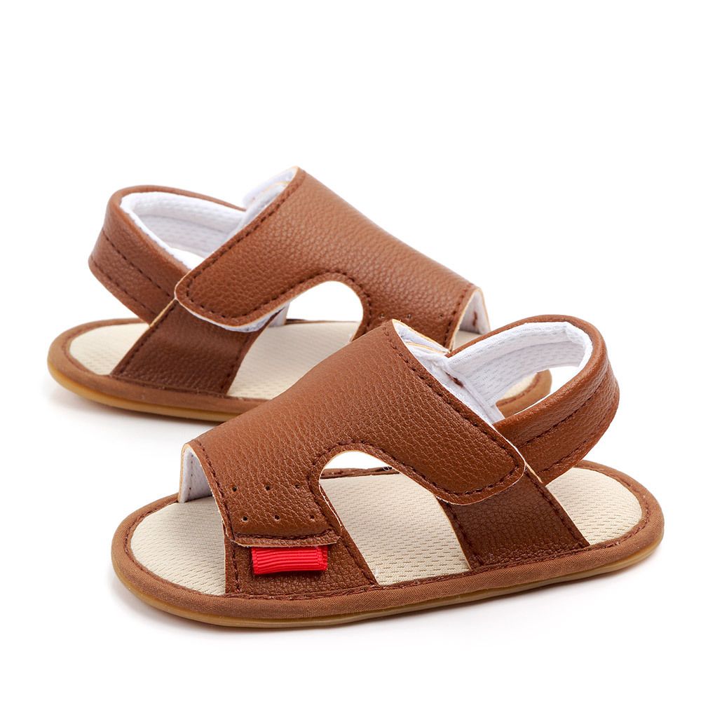 Infant Sandals Fashion Soft Crib Shoes Anti Slip Summer Kidszworld Toddler Boys Girls First Walker Baby Soft Sole Sandals Shoes K0730