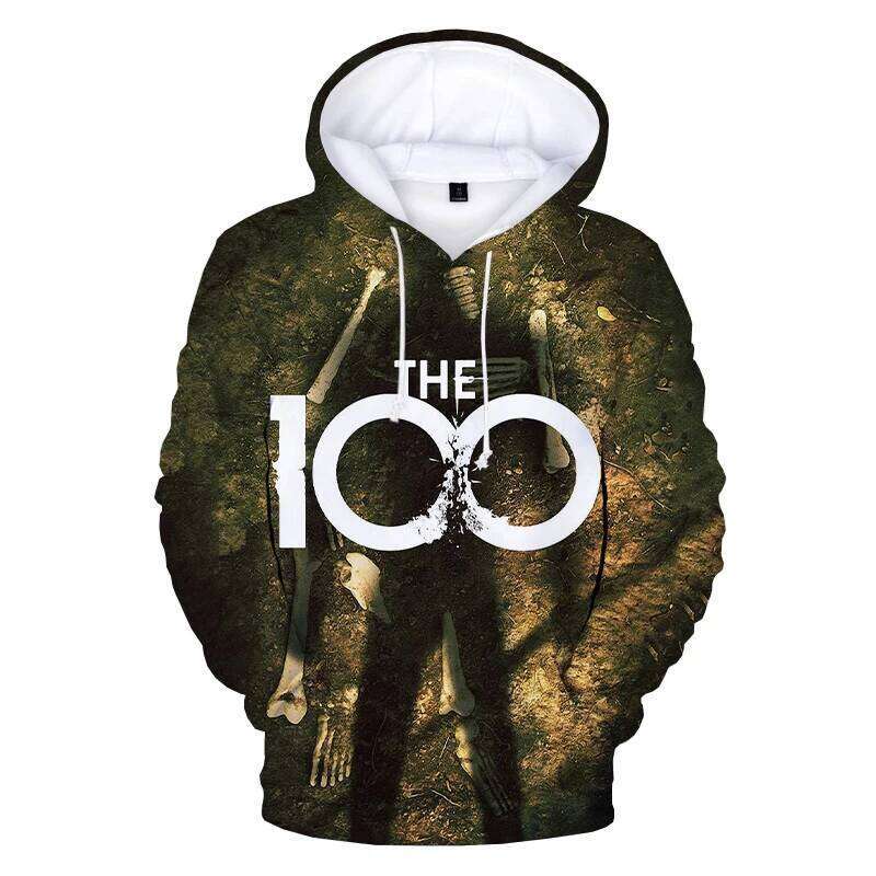 The 100 3D Print Hoodie Sweatshirts Men Women Fashion Casual Cool Pullover 2020 TV Series Harajuku Streetwear Oversized Hoodies C260311