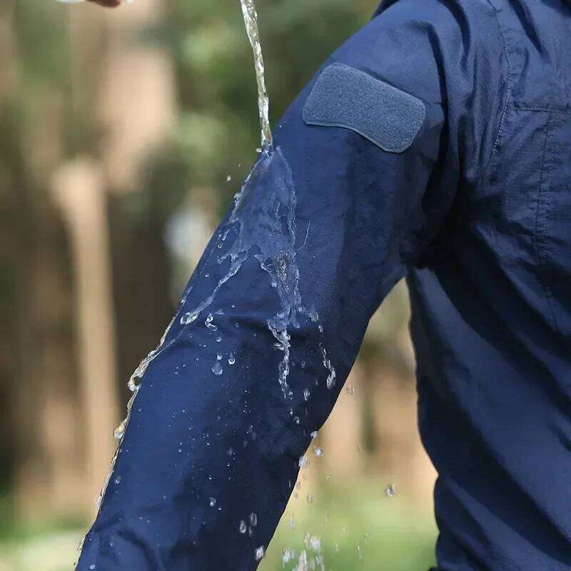 Lightweight Waterproof Tactical Jacket Men Summer Breathable Thin Hoody Raincoat Hunting Portable Windbreaker Skin Jackets 26H0311