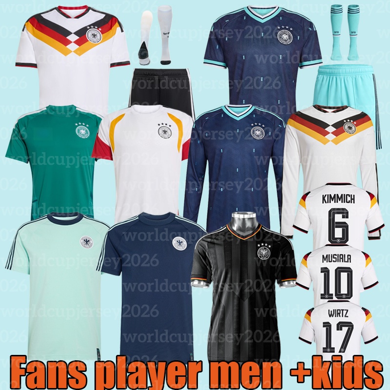 Germany jersey 2026 World Cup 26 soccer jerseys Kit Women football shirt men kids set Deutschland HAVERTZ GNABRY Long sleeves goalkeeper training Third black set