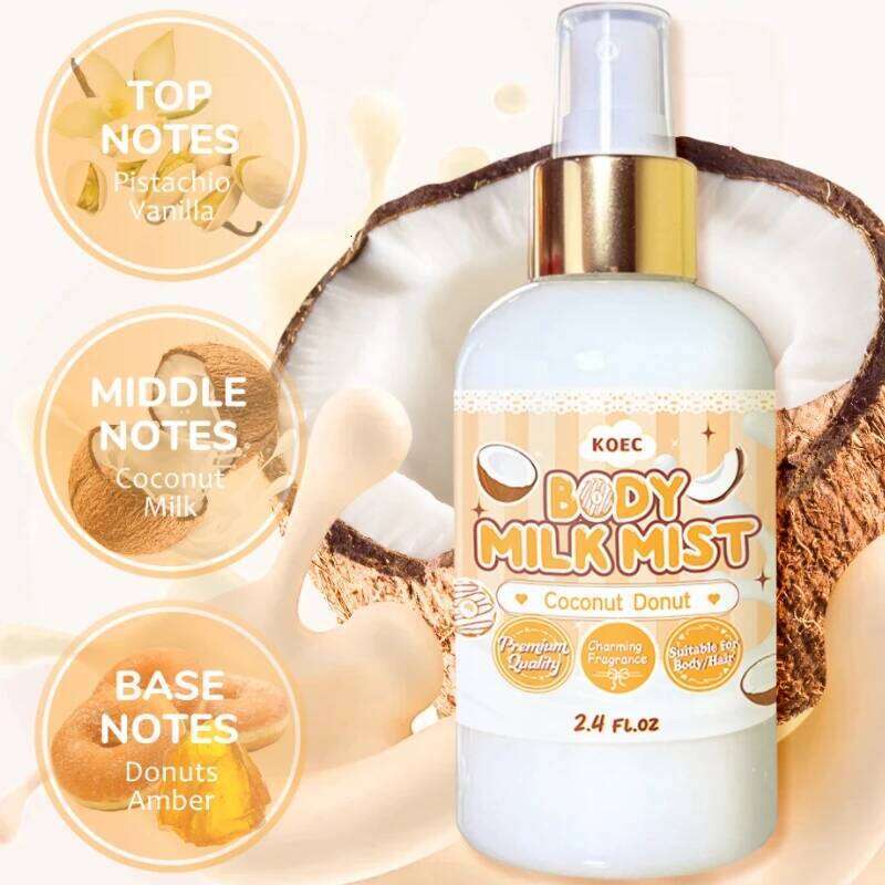 Alcohol-free Cream Vanilla Coconut Sandalwood Powder Pepper Fresh Niche Fragrance Ball Women's Perfume Z260311