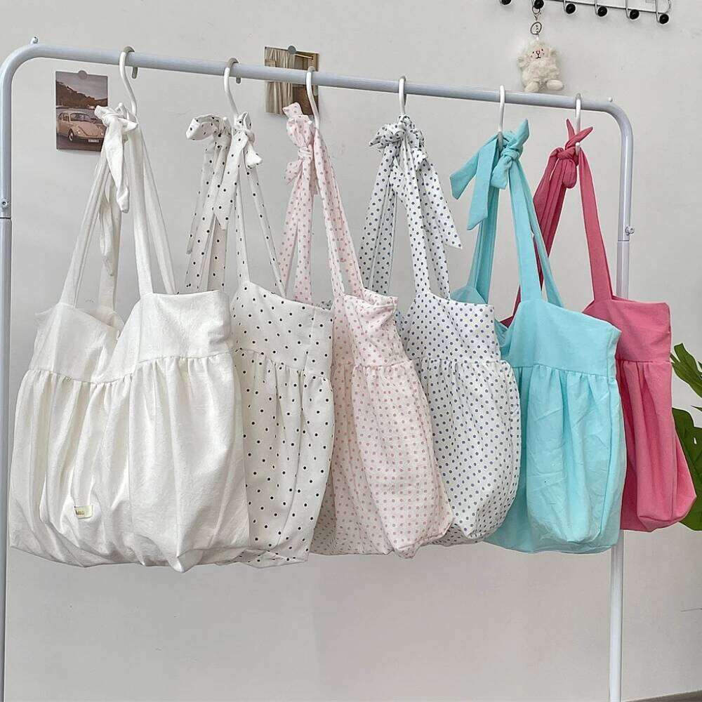 SOZAKKA Lazy Rabbit Large Capaci Tote Belted Canvas Shoulder Casual Sle Underarm Bag Spring Summer New Model Handbag XJ260311