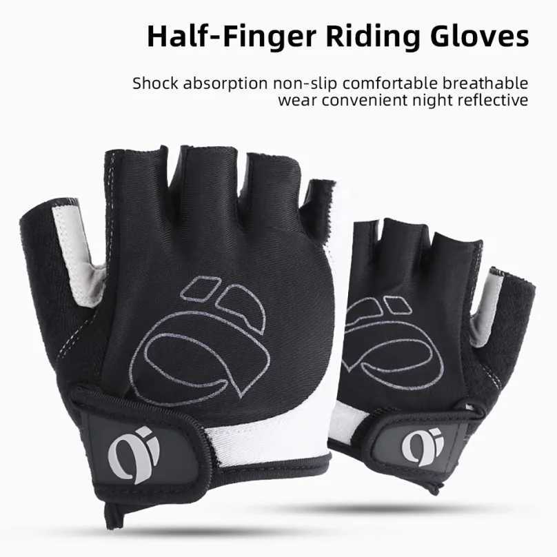 Bicycle gloves bicycle half finger sports gloves Anti slip shock-absorbing gymnastics training bicycle gloves Bicycle equipment M260311