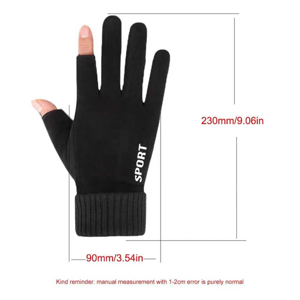 Touch Screen Electric Heated Hand Warmer Non-Slip USB Rechargeable Heated Motorcycle Gloves 2 Finger Heated Gloves for Women Men M260311