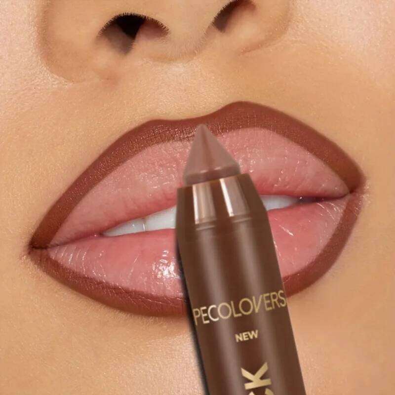 Velvet Pencil Matte Long-lasting Lip Glaze Sexy Red Plump Lipstick Natural Outline Lips Lipliner Pen Makeup W260311