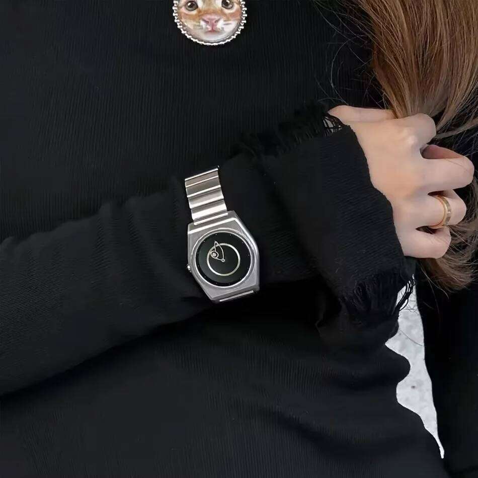 Black Eyes Unique Gift High Quality Couple Quartz Watches Stainless Steel Strap Brand Waterproof Retro Men Watch