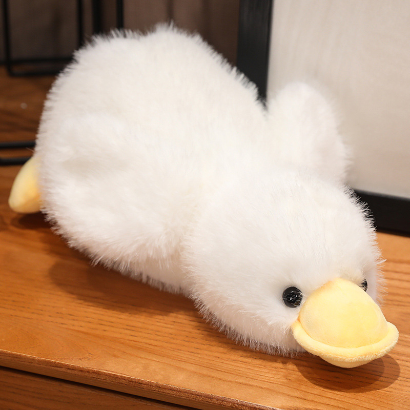 New fried duck big yellow duck doll creative doll lying duck throw pillow cute baby giving men and women birthday gifts