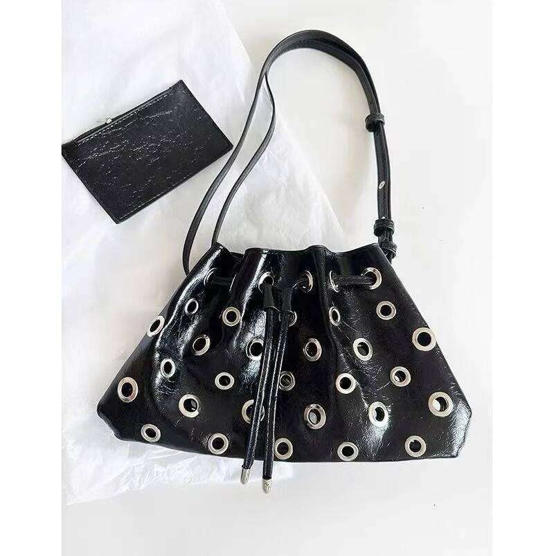 Euro-America Style Women PU Hollow Out Rivet Fashion New Shoulder Bags Handbag XJ260311